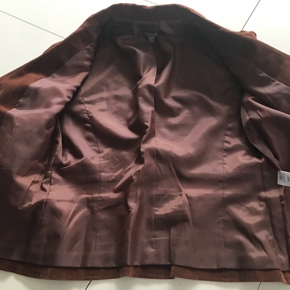 Halogen - Burnt Orange/Rust Corduroy Blazer - M - Picture 5 of 8